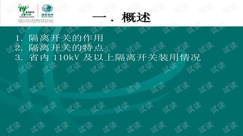 隔離開關技術交流與深入探討